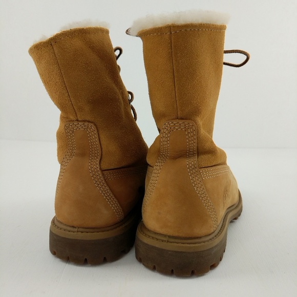 Timberland | Natural Authentic Shearling Fold Down - Picture 4 of 8